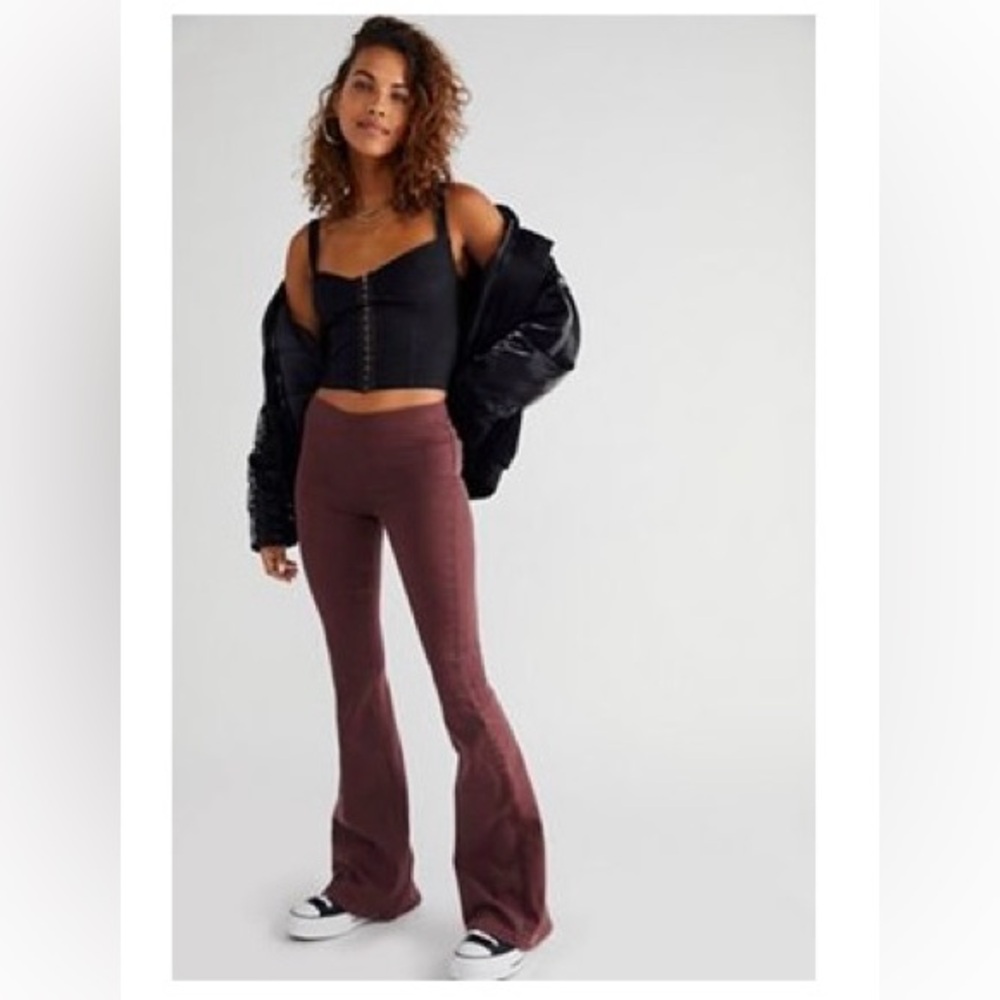 Free People We The Free Penny Pull-on Flare Jeans